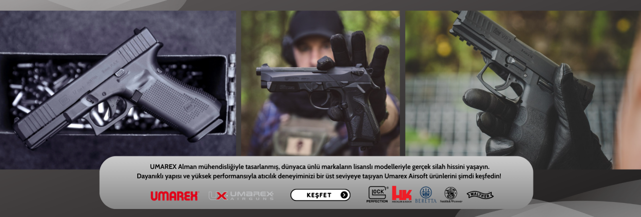 Umarex Havalı Tabancalar: Gerçekçilik, Güç ve Güvenilirlik