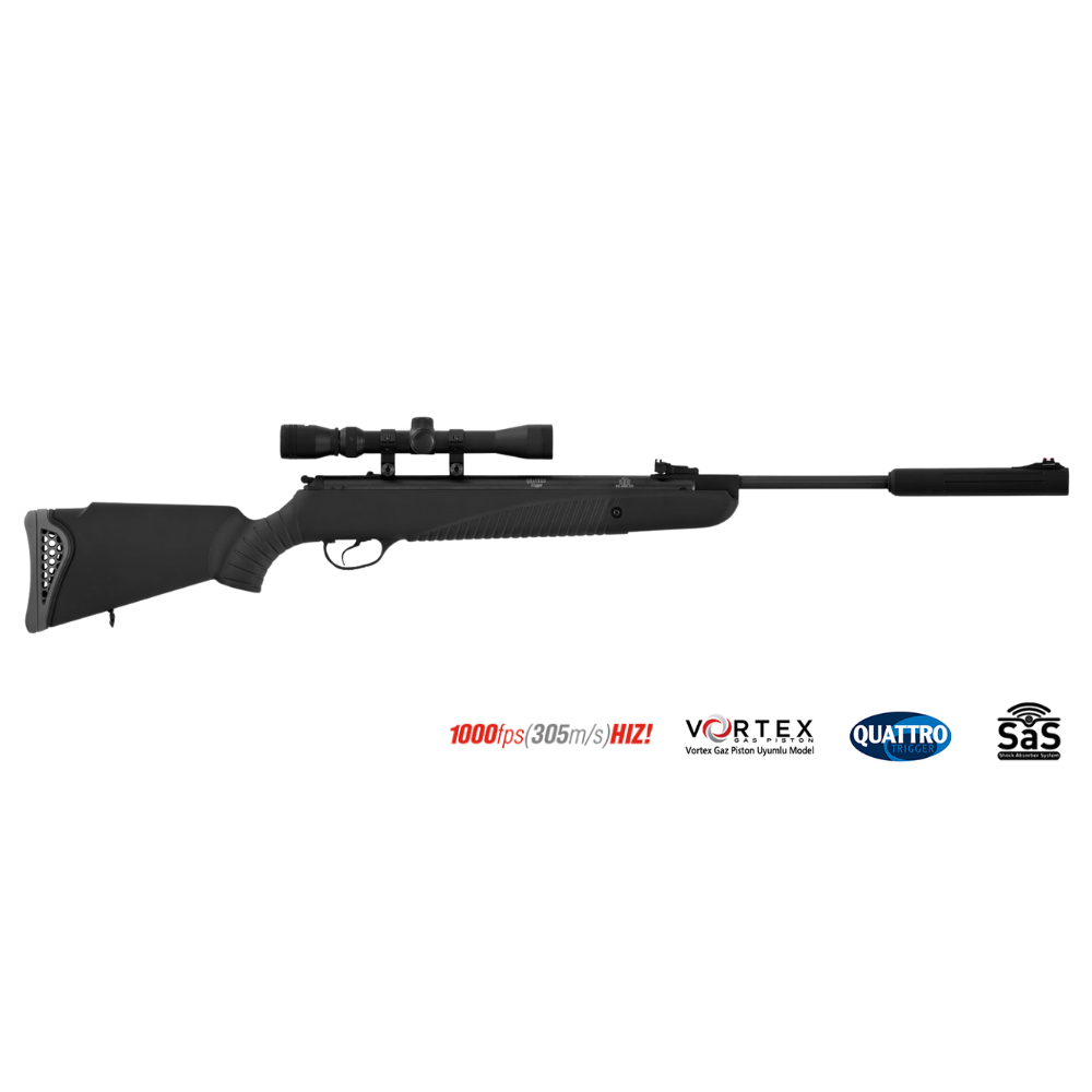 HATSAN Mod 85 Sniper Vortex Kırmalı Havalı Tüfek (Dürbün Hediyeli)