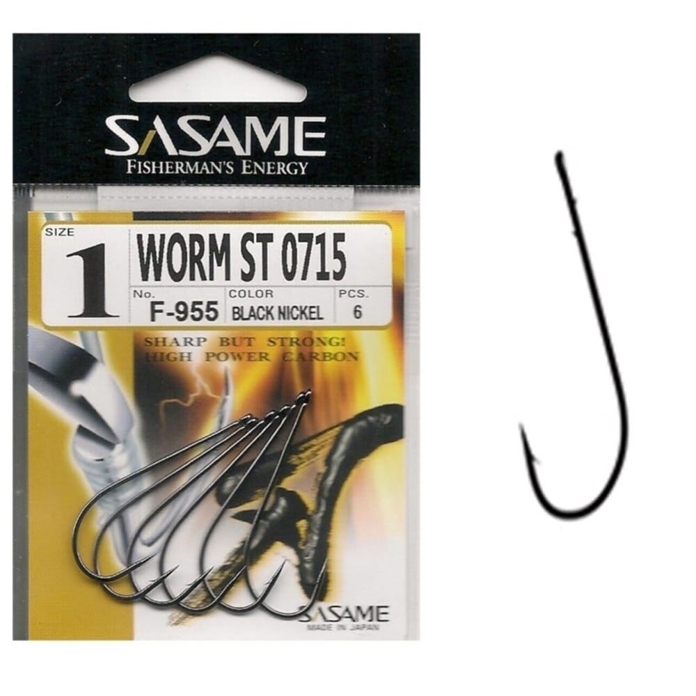 SASAME IGNE WORM F-955 BLACK NIKEL