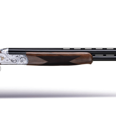 HUĞLU 103 FE GR4 Kuş İşlemeli Beyaz Süperpoze Av Tüfeği