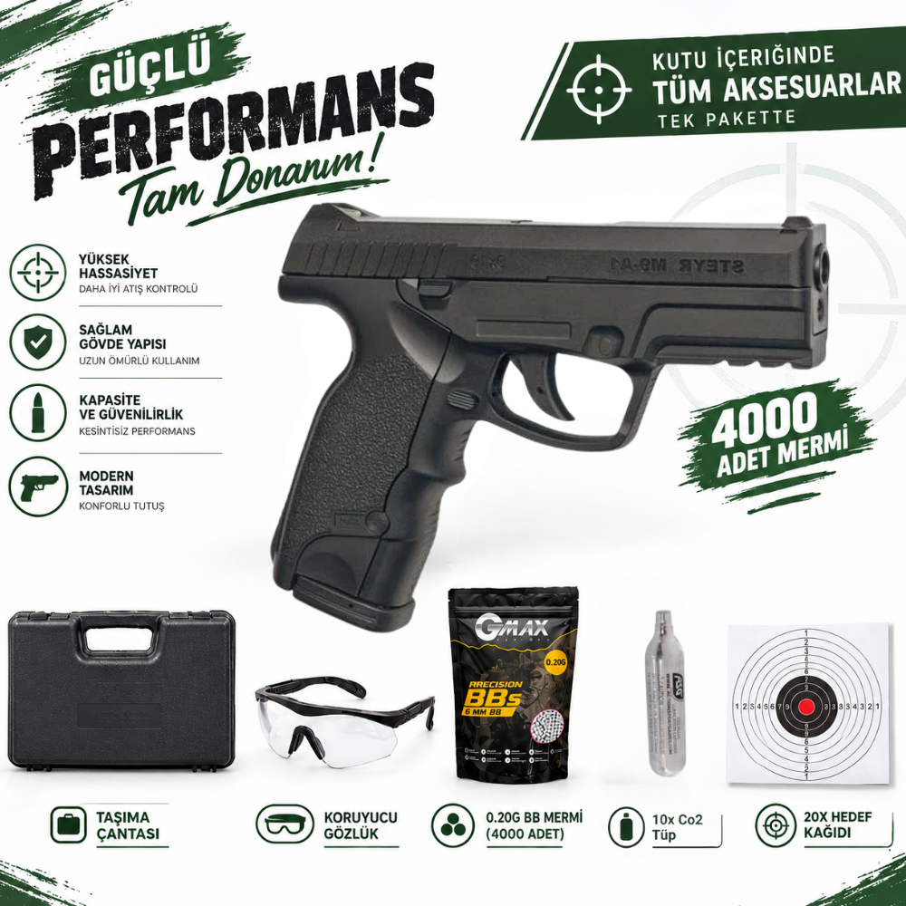 Asg Steyr M9A1 6 Mm Co2 Airsoft Tabanca
