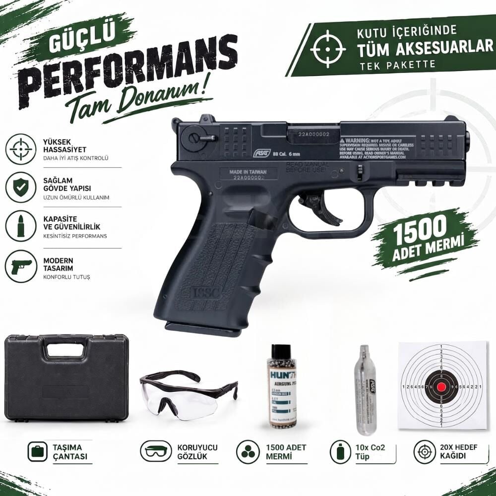 Asg ISSC M22 4.5 Mm Co2 Havalı Tabanca