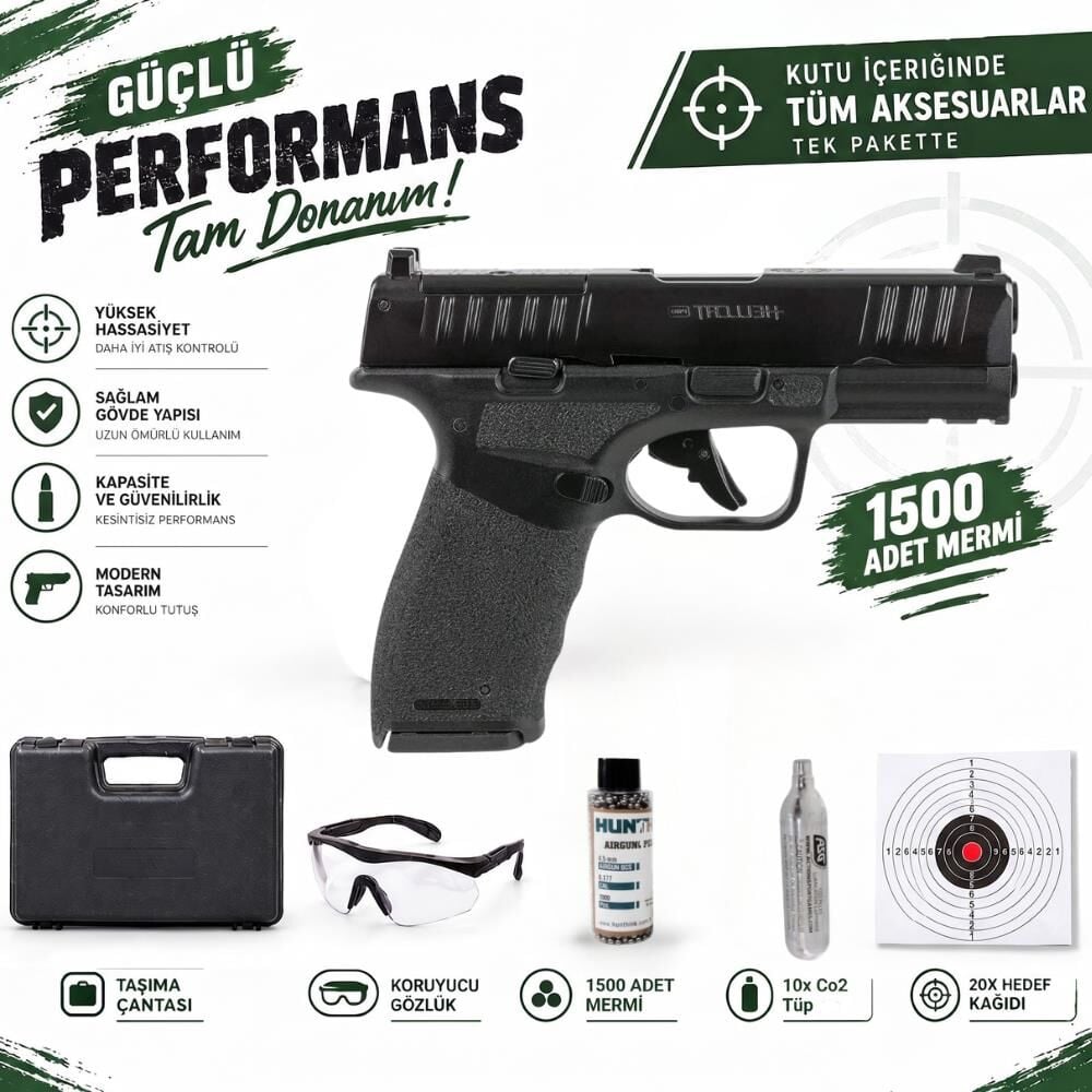 Asg Hellcat Pro 4.5 Mm Co2 Blowback Havalı Tabanca