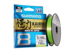 Shimano Kairiki 8x Mantis Green 150 Mt İp Misina