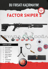 HATSAN Factor Sniper S PCP Havalı Tüfek