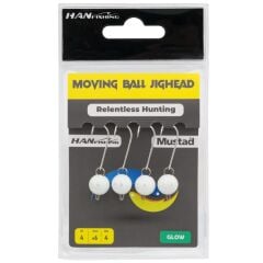 Hanfish Moving Ball Glow Mafsallı Jig Head