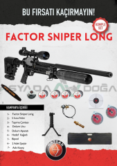 HATSAN Factor Sniper Long PCP Havalı Tüfek