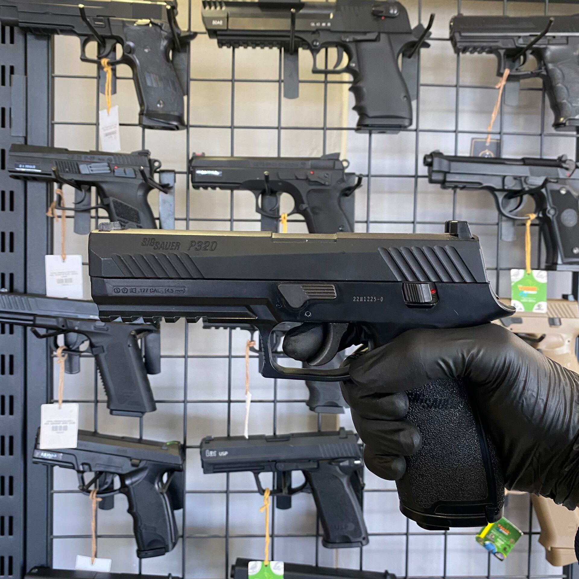 SIG SAUER P320 Blowback CO2 Havalı Tabanca Siyah