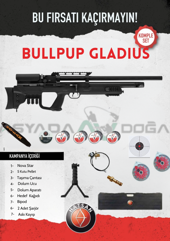 HATSAN Bullpup Gladius PCP Havalı Tüfek