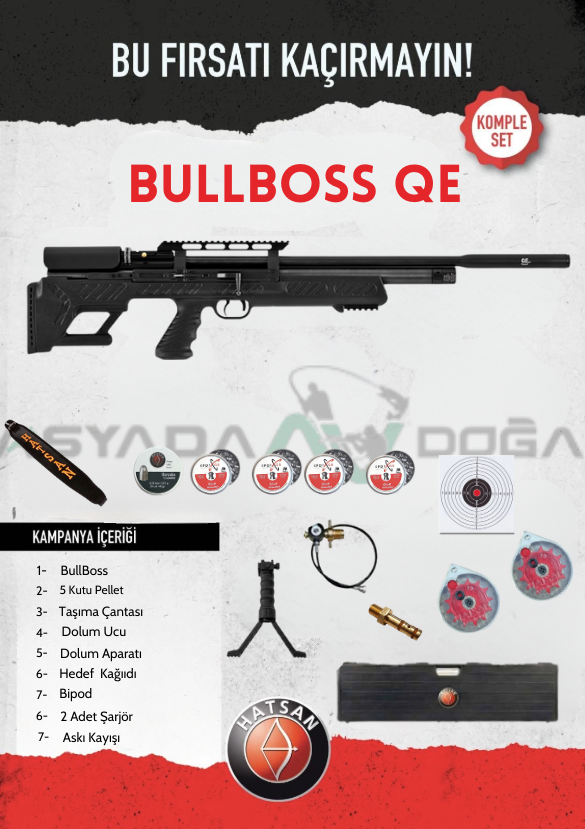 HATSAN BullBoss QE PCP Havalı Tüfek