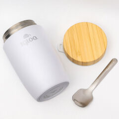 Igloo Bamboo 500 ml Yemek Termosu Beyaz