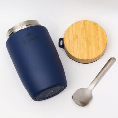 Igloo Bamboo 500 ml Yemek Termosu LACIVERT