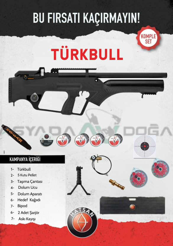 HATSAN Türkbull Yarı Otomatik PCP Havalı Tüfek