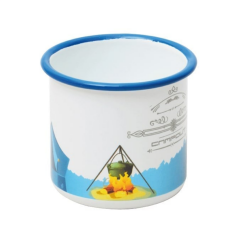 NURGAZ Campout Emaye Kupa Beyaz Kamp