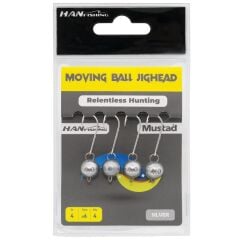 Hanfish Moving Ball Silver Mafsallı Jig Head