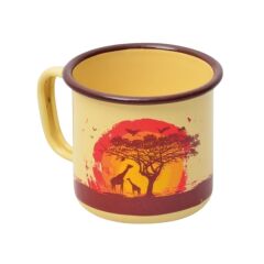 NURGAZ Campout Emaye Krem Kupa