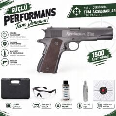 Remington 1911 Gri 4.5 Mm Blowbackli Havalı Tabanca