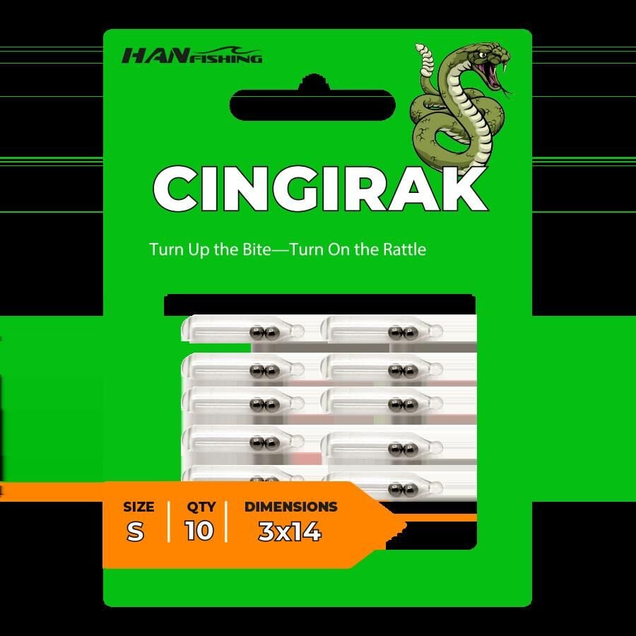 Hanfish Çıngırak Silikon Ses Tüpü