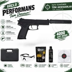 Asg MK23 6 Mm Greengas Airsoft Tabanca (Susturuculu)