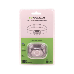 Ryuji 100 Lümen Beyaz + UV Işıklı Kafa Lambası