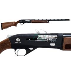 HUĞLU Veyron Ahşap Siyah Yarı Otomatik Av Tüfeği