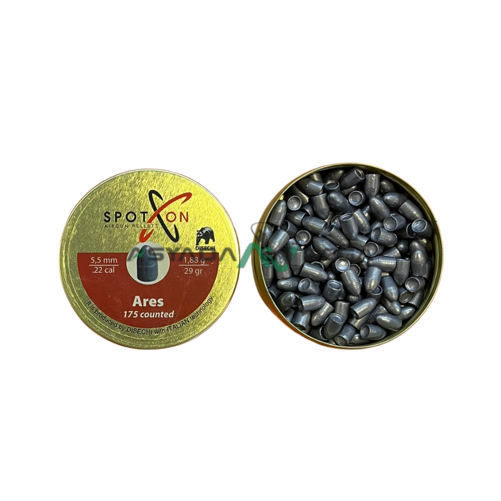 SPOTON Ares 5.5 mm Havalı Tüfek Saçması 29 Grain 175'li