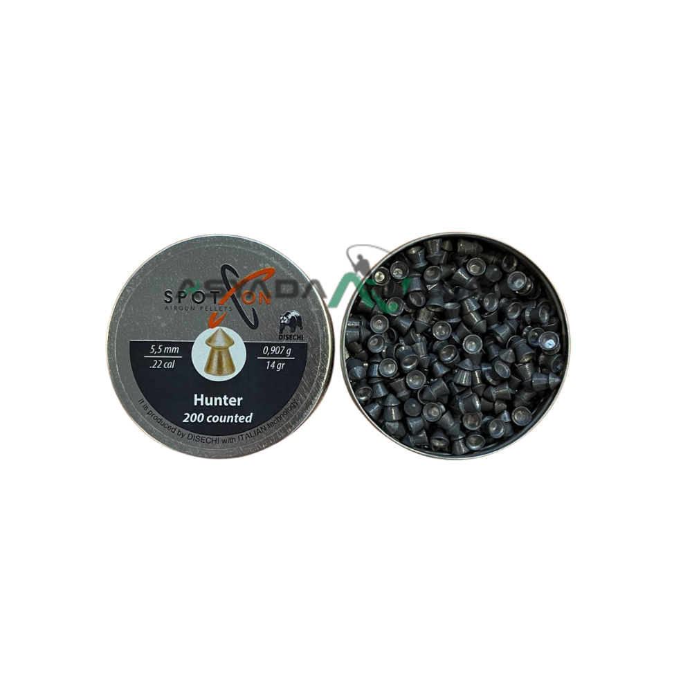 SPOTON Hunter 5.5 mm Havalı Tüfek Saçması 14 Grain 200'lü