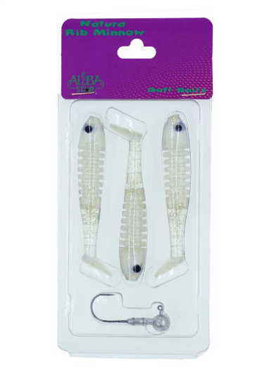 Albastar Natura Rib Minnow Silikon Yem 9 CM - 12