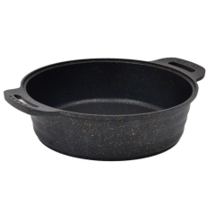 NURGAZ Granit Döküm 28 cm Kamp Tenceresi