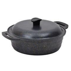 NURGAZ Granit Döküm 28 cm Kamp Tenceresi