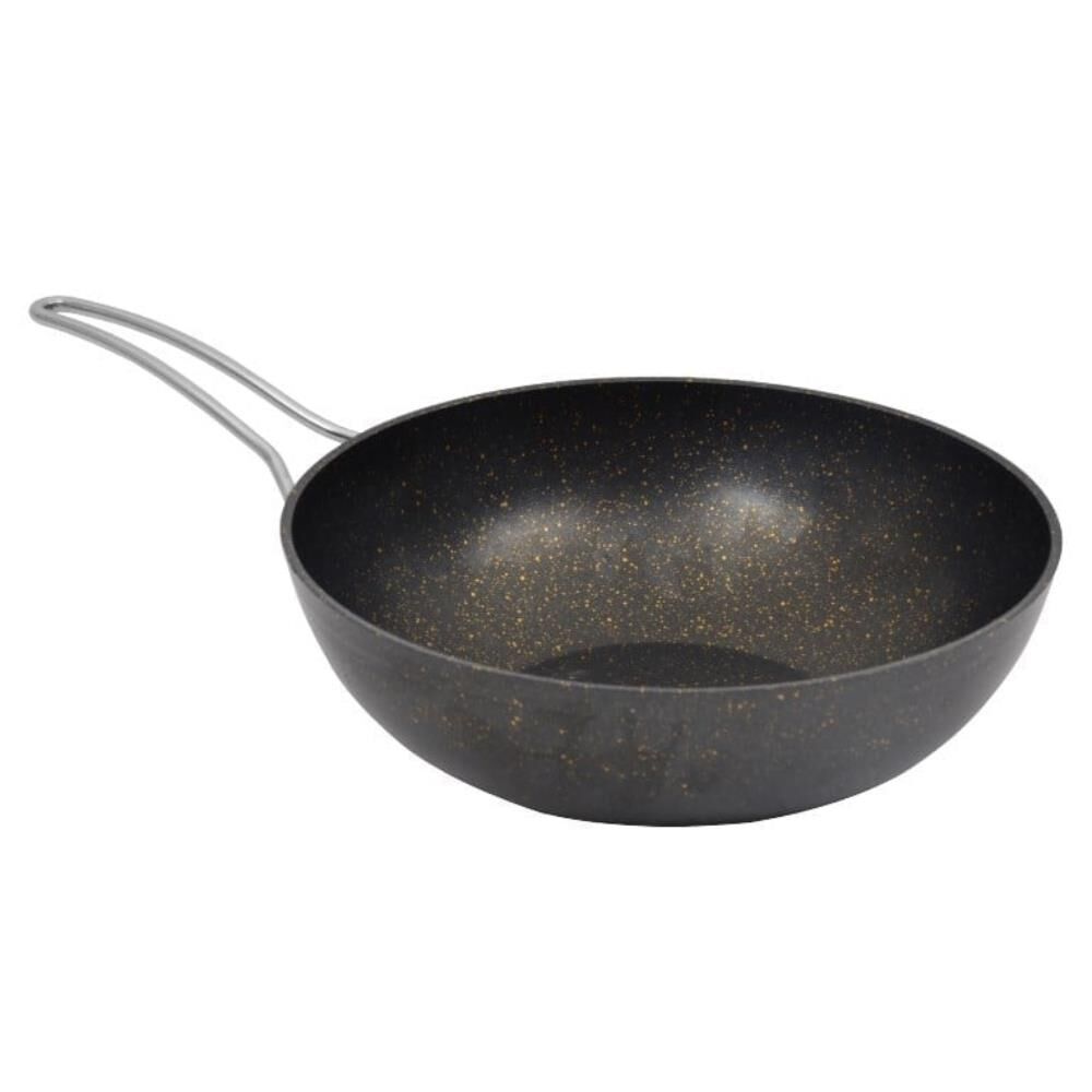 NURGAZ Granit Döküm Wok 28 cm Tava