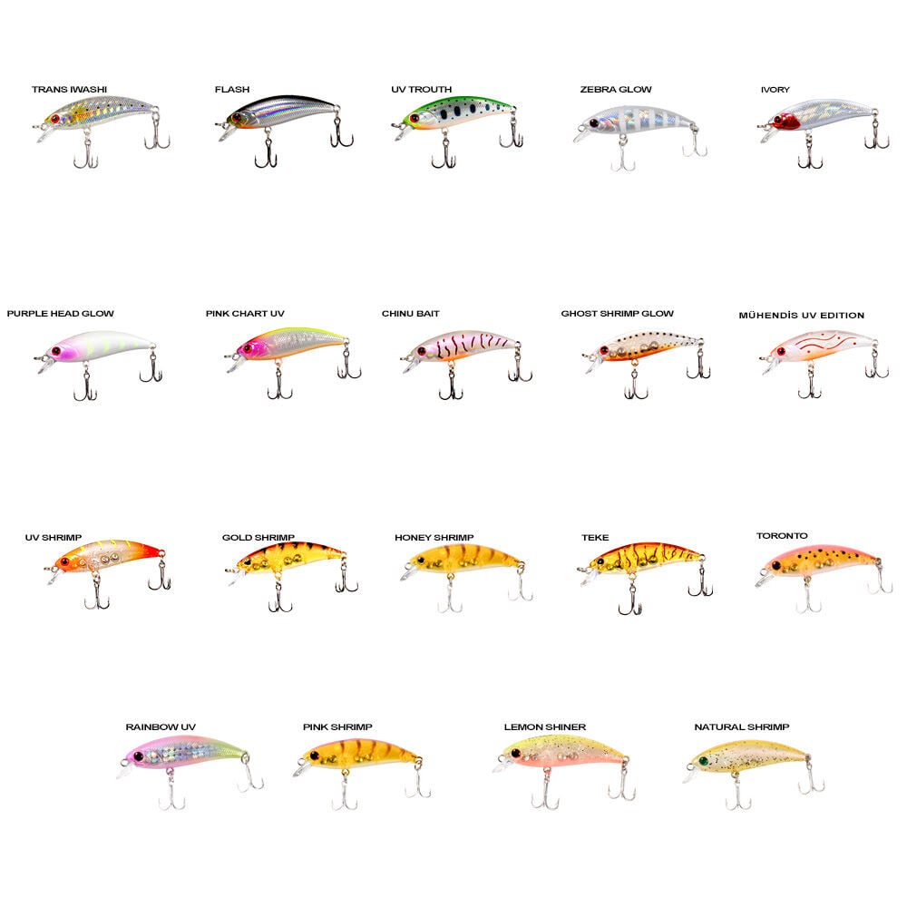 Ryuji Baby Minnow Sinking 5 Cm 4.5 Gr Maket Balık