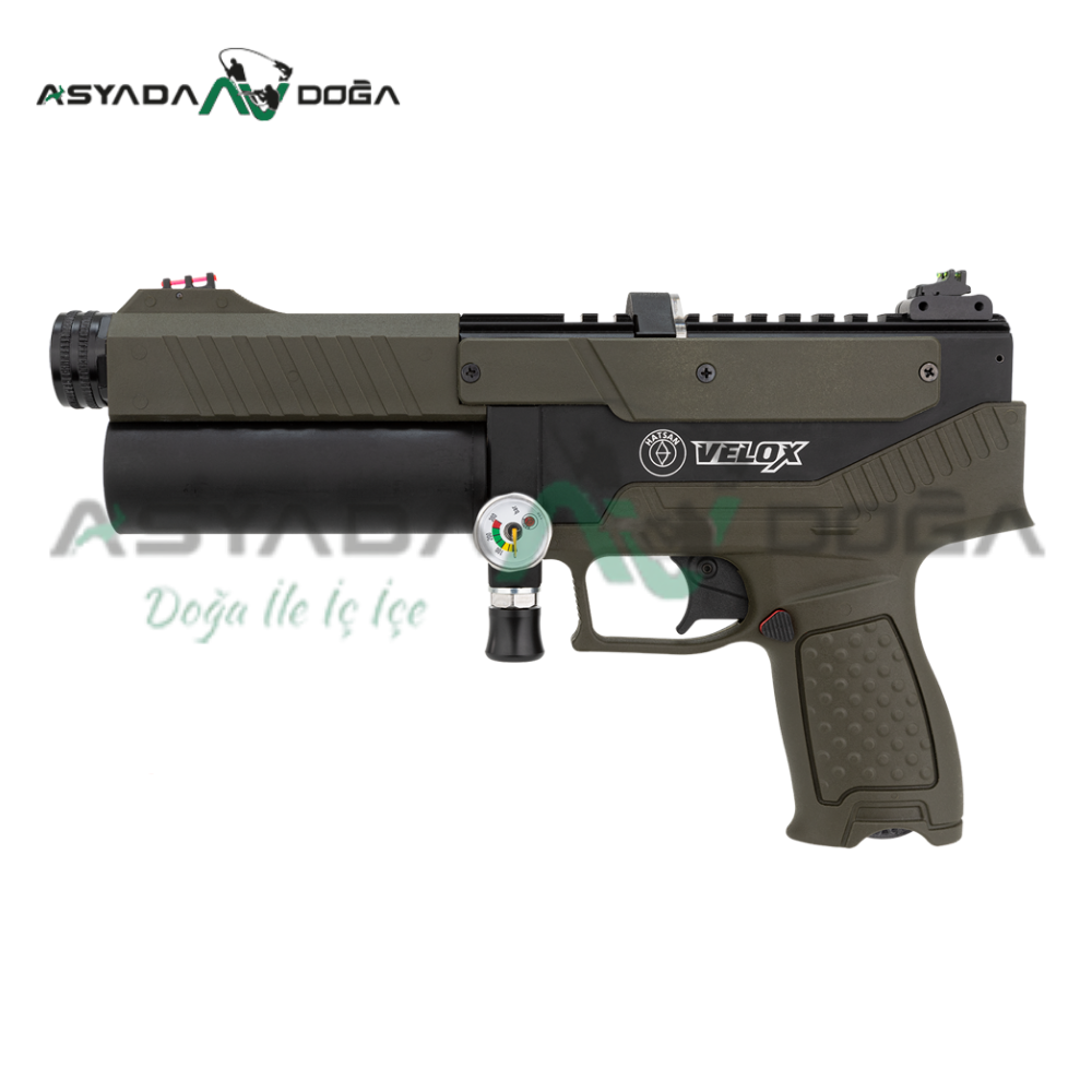 HATSAN Velox OD Green (Yeşil) Yarı Otomatik PCP Havalı Tabanca