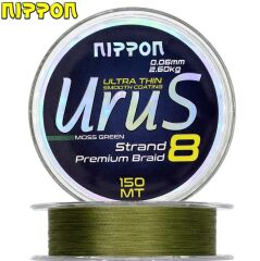 Nippon Urus 8X Braid 150 MT Moss Green