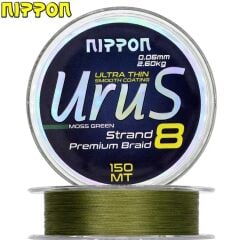 Nippon Urus 8X Braid Moss Green 150 Mt İp Misina