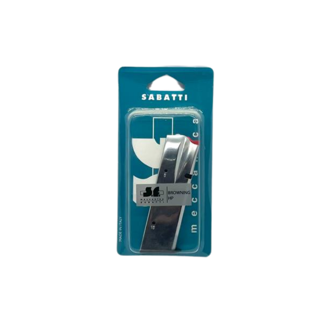 SABATTI Browning Hi-Power Krom Tabanca Şarjörü 15+1