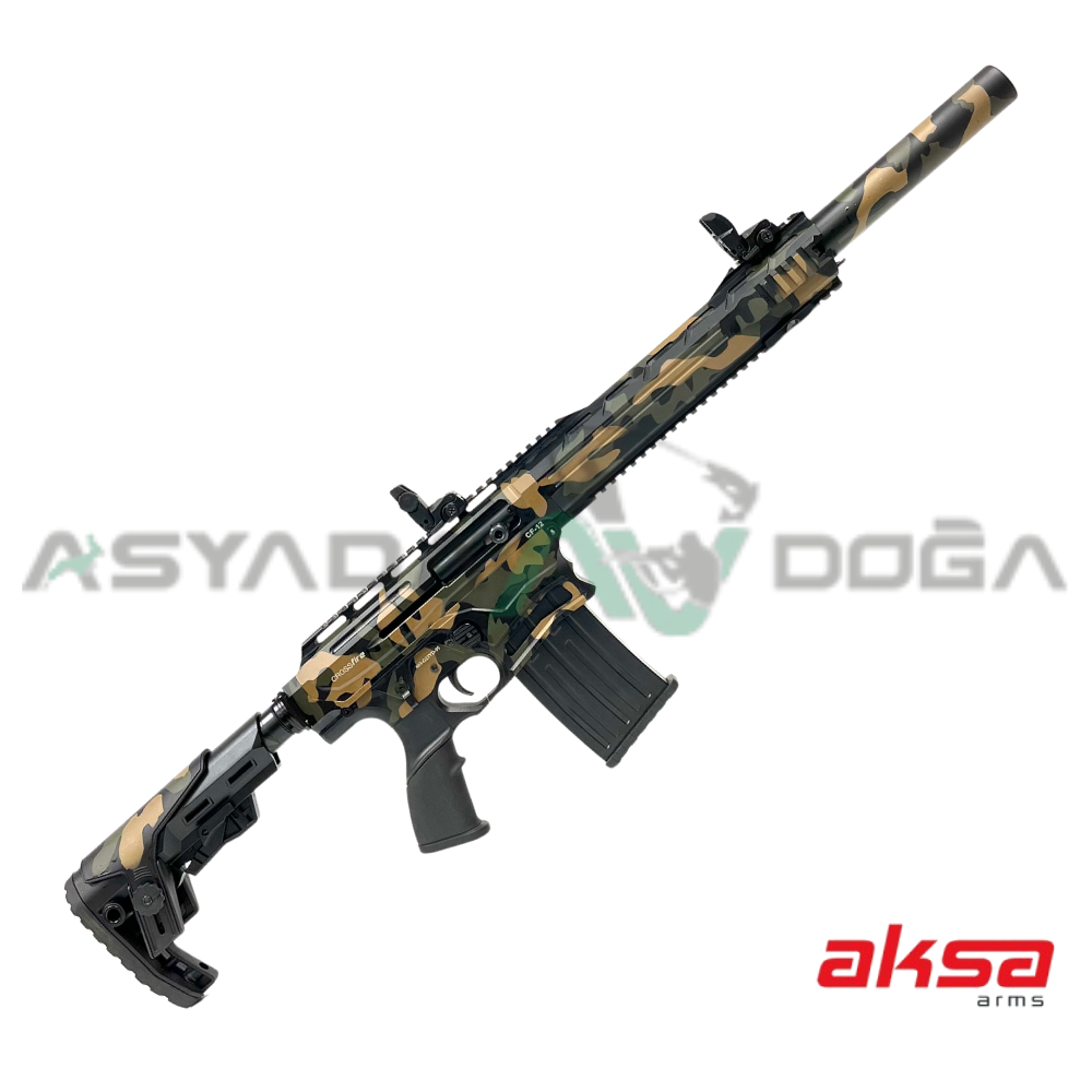 AKSA ARMS Crossfire CF-12 Kamuflaj Şarjörlü Av Tüfeği