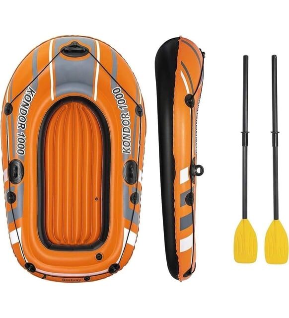 BESTWAY Kondor 1 Kişilik Şişme Bot +Kürek