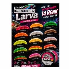 Spiinx Larva Trout Series Silikon Yem