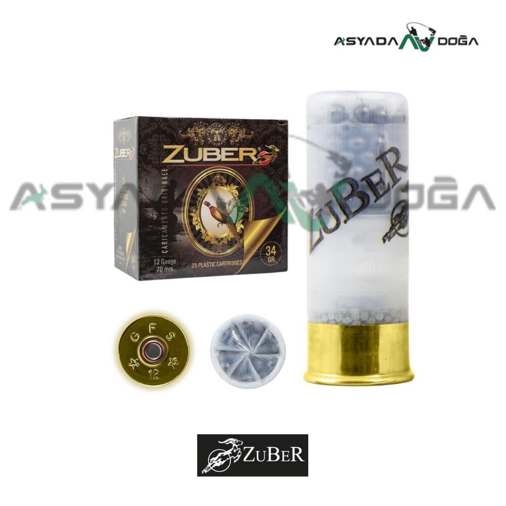 ZUBER 12 CAL 34 GR POWER TAPA AV FİŞEĞİ