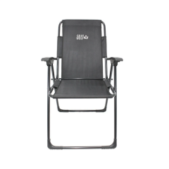 GRAY WOLF Standart Kollu Siyah Sandalye