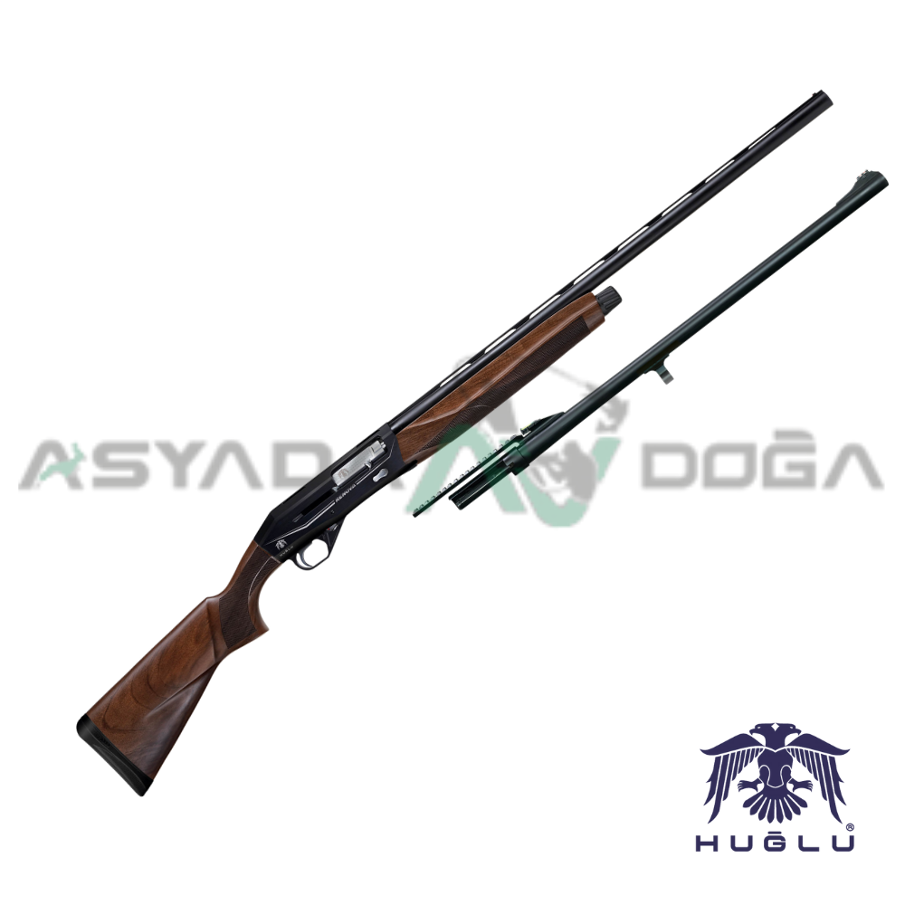HUĞLU Renova Cantilever Combo Ahşap Yarı Otomatik Av Tüfeği (Çift Namlu)