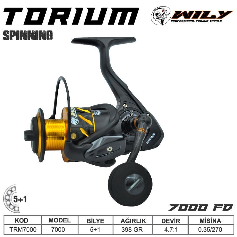 WILY MAKINE TORIUM 7000 5+1BB