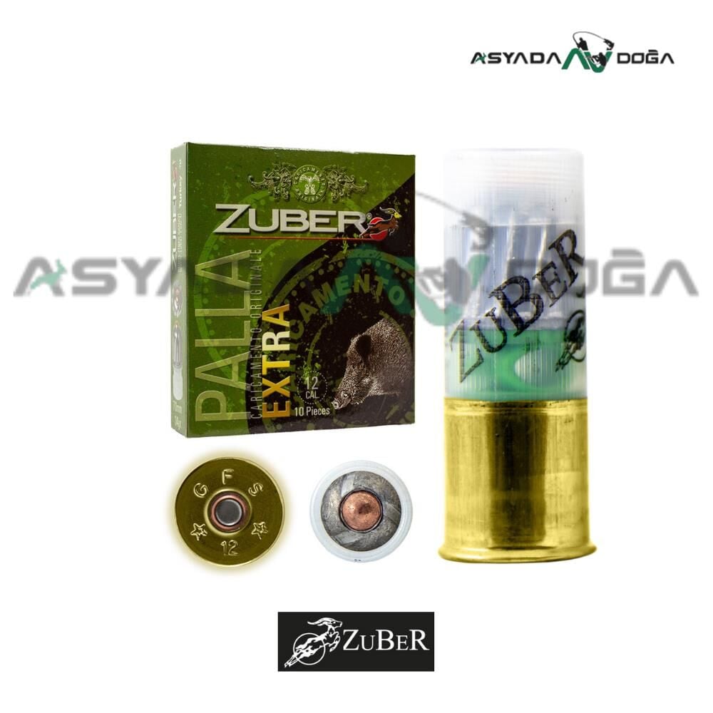 ZUBER 12 CAL 34 GR EXTRA SLUG TEK KURSUN AV FİŞEĞİ