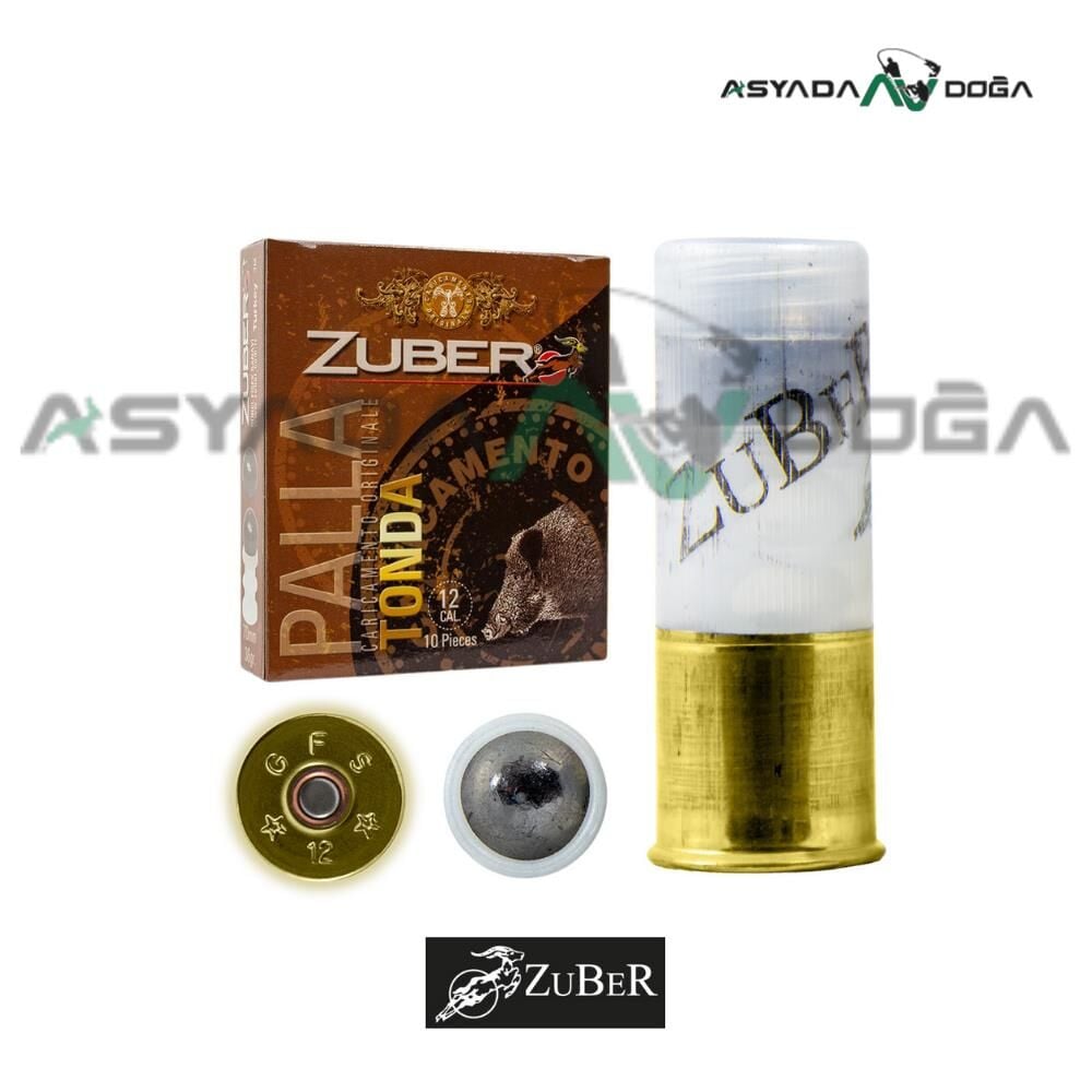 ZUBER 12 CAL 36 GR TONDA SLUG TEK KURSUN AV FİŞEĞİ