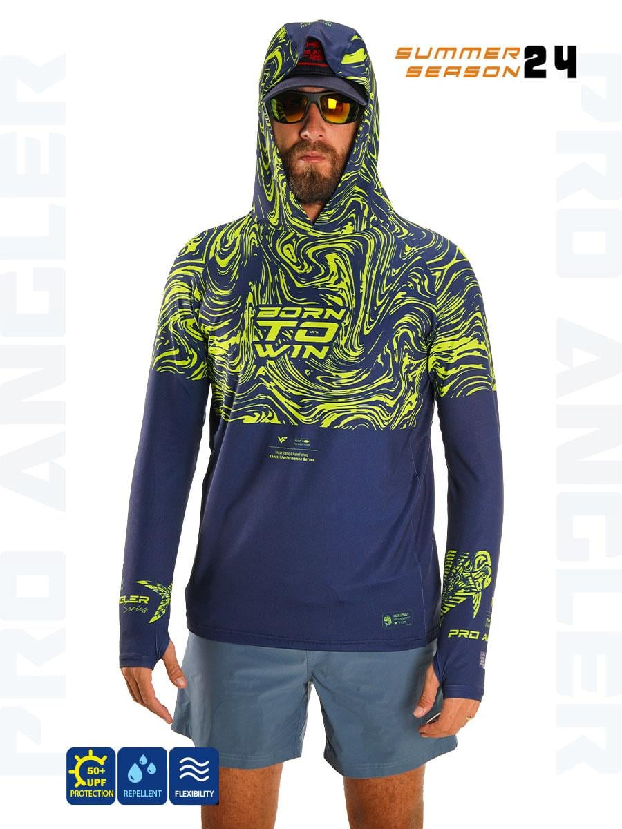 Fujin Pro Angler S24 Hoodie Izohips Green T-Shirt