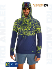 Fujin Pro Angler S24 Hoodie Izohips Green T-Shirt