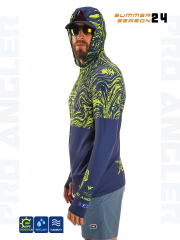 Fujin Pro Angler S24 Hoodie Izohips Green T-Shirt