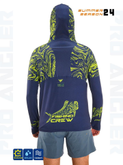 Fujin Pro Angler S24 Hoodie Izohips Green T-Shirt