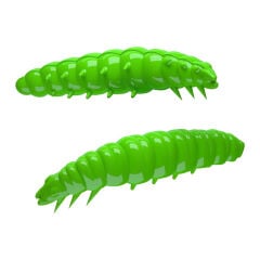 Libra Lures Larva 3.5 Cm Alabalık Silikon Yem HOT GREEN - PEYNIRLI